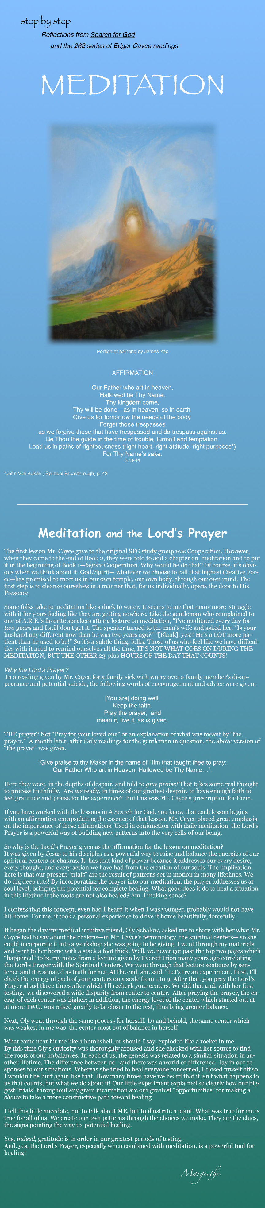 Meditation